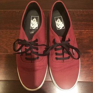 Maroon Vans